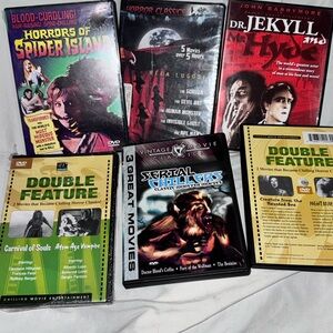 Vintage Horror DVD Set BUNDLE! Spooky! New and OTHERS EUC
